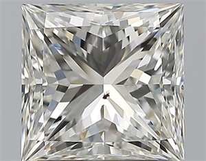 Picture of Natural Diamond 1.50 Carats, Princess with  Cut, I Color, SI1 Clarity and Certified by GIA