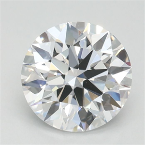 Picture of Lab Grown Diamond 0.93 Carats, Round with Ideal Cut, D Color, IF Clarity and Certified by IGI