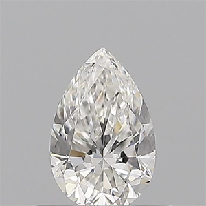 Picture of Natural Diamond 0.50 Carats, Pear with  Cut, F Color, VVS2 Clarity and Certified by GIA