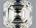 Natural Diamond 1.20 Carats, Asscher with  Cut, K Color, IF Clarity and Certified by GIA