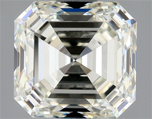 Picture of Natural Diamond 1.20 Carats, Asscher with  Cut, K Color, IF Clarity and Certified by GIA