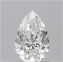 Natural Diamond 1.21 Carats, Pear with  Cut, F Color, VVS1 Clarity and Certified by GIA