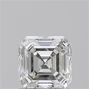 Picture of Natural Diamond 1.03 Carats, Asscher with  Cut, G Color, VVS2 Clarity and Certified by GIA