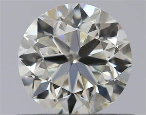 Picture of Natural Diamond 0.50 Carats, Round with Very Good Cut, L Color, VVS2 Clarity and Certified by GIA