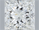 Natural Diamond 2.06 Carats, Princess with  Cut, H Color, VS2 Clarity and Certified by IGI