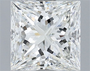 Foto Diamante Natural 2.06 quilates, Princesa , Color H, claridad VS2 y certificado IGI de