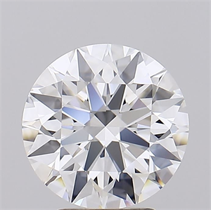 Picture of Lab Grown Diamond 3.56 Carats, Round with Ideal Cut, D Color, IF Clarity and Certified by IGI