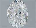 Natural Diamond 1.50 Carats, Oval with  Cut, F Color, SI2 Clarity and Certified by GIA