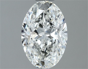 Picture of Natural Diamond 0.80 Carats, Oval with  Cut, H Color, VVS2 Clarity and Certified by GIA