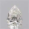 Natural Diamond 0.54 Carats, Pear with  Cut, I Color, VS1 Clarity and Certified by GIA