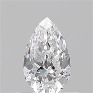 Picture of Natural Diamond 0.50 Carats, Pear with  Cut, E Color, VS2 Clarity and Certified by GIA