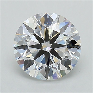 Picture of Lab Grown Diamond 1.17 Carats, Round with Ideal Cut, D Color, VVS2 Clarity and Certified by IGI