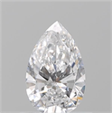 Diamante Natural 0.50 quilates, De pera , Color D, claridad VS2 y certificado GIA