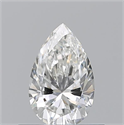 Natural Diamond 0.50 Carats, Pear with  Cut, G Color, VS1 Clarity and Certified by GIA