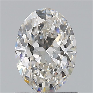Picture of Natural Diamond 0.70 Carats, Oval with  Cut, H Color, VS2 Clarity and Certified by GIA
