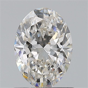 Picture of Natural Diamond 0.70 Carats, Oval with  Cut, H Color, VS2 Clarity and Certified by GIA