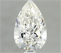 Diamante Natural 0.44 quilates, De pera , Color G, claridad IF y certificado IGI