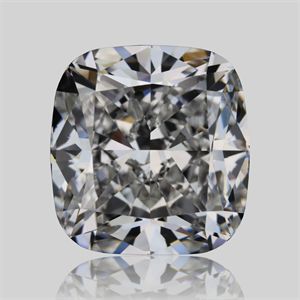 Foto Diamante Natural 2.50 quilates, Del cojín , Color G, claridad VVS2 y certificado GIA de