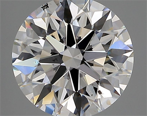 Foto Diamante Natural 3.16 quilates, Redondo , Color E, claridad SI1 y certificado GIA de