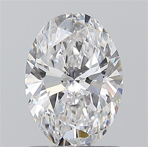 Foto Diamante Natural 1.01 quilates, Ovalado , Color D, claridad SI1 y certificado GIA de