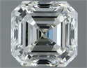 Natural Diamond 1.00 Carats, Asscher with  Cut, I Color, VVS2 Clarity and Certified by IGI