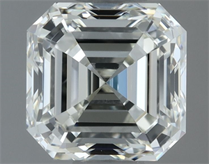 Picture of Natural Diamond 1.00 Carats, Asscher with  Cut, I Color, VVS2 Clarity and Certified by IGI