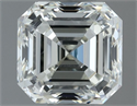 Natural Diamond 1.00 Carats, Asscher with  Cut, I Color, VVS2 Clarity and Certified by IGI