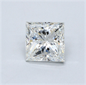 Natural Diamond 3.26 Carats, Princess with  Cut, G Color, SI1 Clarity and Certified by GIA