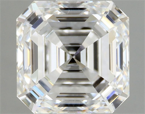 Picture of Natural Diamond 0.90 Carats, Asscher with  Cut, E Color, VS1 Clarity and Certified by GIA