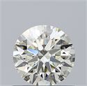 Natural Diamond 0.70 Carats, Round with Excellent Cut, M Color, IF Clarity and Certified by GIA