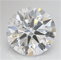 Lab Grown Diamond 3.04 Carats, Round with Ideal Cut, D Color, IF Clarity and Certified by IGI