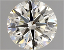 Diamante Natural 1.27 quilates, Redondo , Color L, claridad VVS2 y certificado GIA
