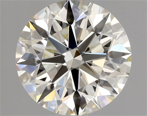 Picture of Natural Diamond 1.27 Carats, Round with Excellent Cut, L Color, VVS2 Clarity and Certified by GIA