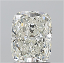 Natural Diamond 1.50 Carats, Cushion with  Cut, J Color, VS2 Clarity and Certified by GIA