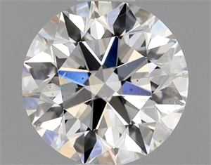 Picture of Natural Diamond 0.70 Carats, Round with Excellent Cut, H Color, SI1 Clarity and Certified by GIA