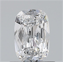 Natural Diamond 0.51 Carats, Cushion with  Cut, D Color, VVS2 Clarity and Certified by GIA