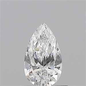 Picture of Natural Diamond 0.51 Carats, Pear with  Cut, D Color, VS2 Clarity and Certified by GIA