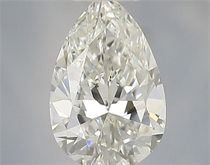 Picture of Natural Diamond 0.40 Carats, Pear with  Cut, H Color, VS1 Clarity and Certified by IGI