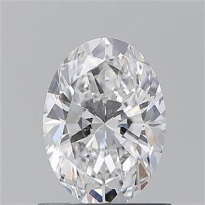 Picture of Natural Diamond 0.90 Carats, Oval with  Cut, D Color, VS2 Clarity and Certified by GIA