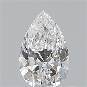 Picture of Natural Diamond 0.50 Carats, Pear with  Cut, D Color, VS2 Clarity and Certified by GIA