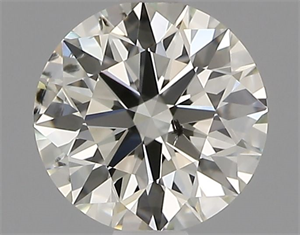 Foto Diamante Natural 0.71 quilates, Redondo , Color K, claridad SI1 y certificado IGI de