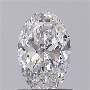 Picture of Natural Diamond 0.61 Carats, Oval with  Cut, E Color, IF Clarity and Certified by GIA