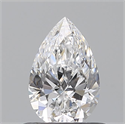 Diamante Natural 0.53 quilates, De pera , Color D, claridad VVS1 y certificado GIA