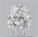 Diamante Natural 0.70 quilates, Ovalado , Color D, claridad VS2 y certificado GIA