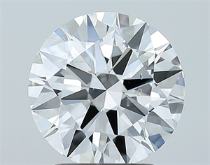 Picture of Natural Diamond 2.00 Carats, Round with Excellent Cut, G Color, SI1 Clarity and Certified by GIA
