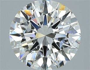 Picture of Natural Diamond 1.70 Carats, Round with Excellent Cut, H Color, VVS1 Clarity and Certified by GIA