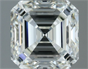 Natural Diamond 1.50 Carats, Asscher with  Cut, I Color, IF Clarity and Certified by IGI