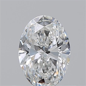 Picture of Natural Diamond 0.51 Carats, Oval with  Cut, F Color, VVS1 Clarity and Certified by GIA