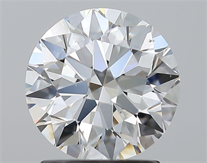 Picture of Natural Diamond 1.70 Carats, Round with Excellent Cut, F Color, SI1 Clarity and Certified by GIA