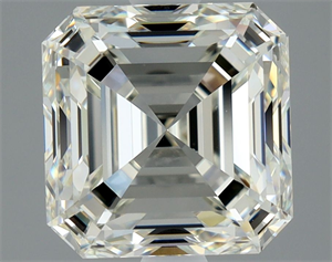 Picture of Natural Diamond 2.50 Carats, Asscher with  Cut, K Color, VS1 Clarity and Certified by GIA